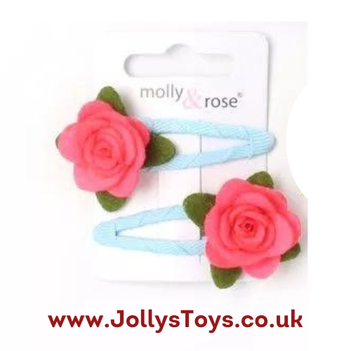 Rose Hair Clips, 2s